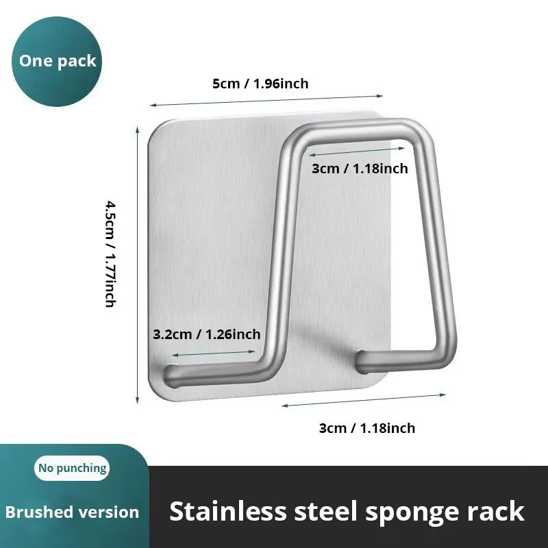 Stainless Steel Kitchen Sponge Holder (Set Of 2)
