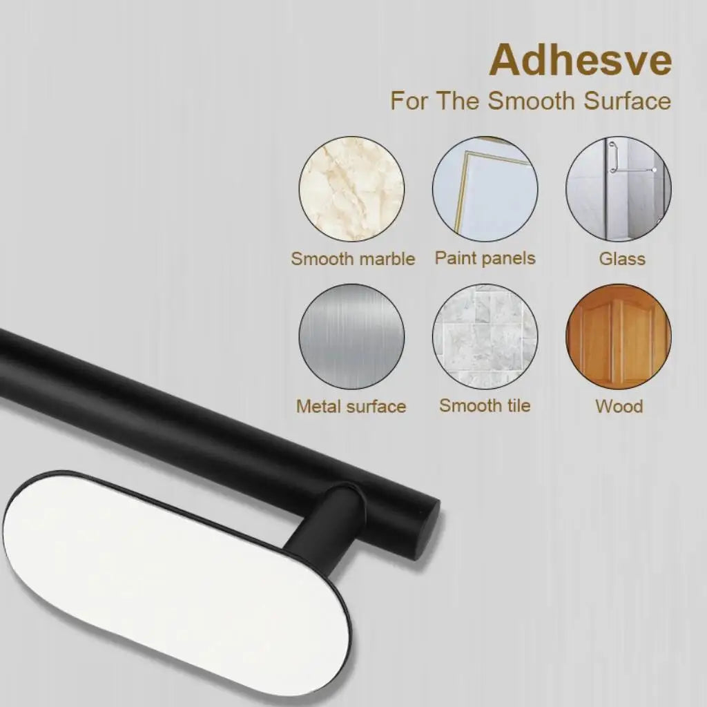 Kitchen Punch-Free Stainless STEEL Wall Mounted Paper Towel Roll Holder