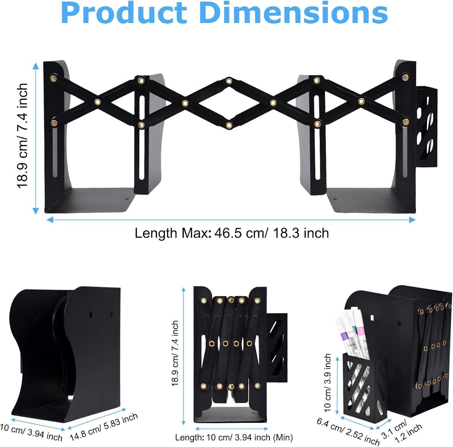 Books & Files Metal Holder