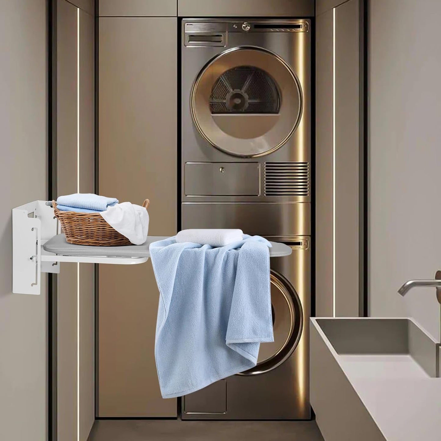 Wall Mounted Foldable Ironing Stand