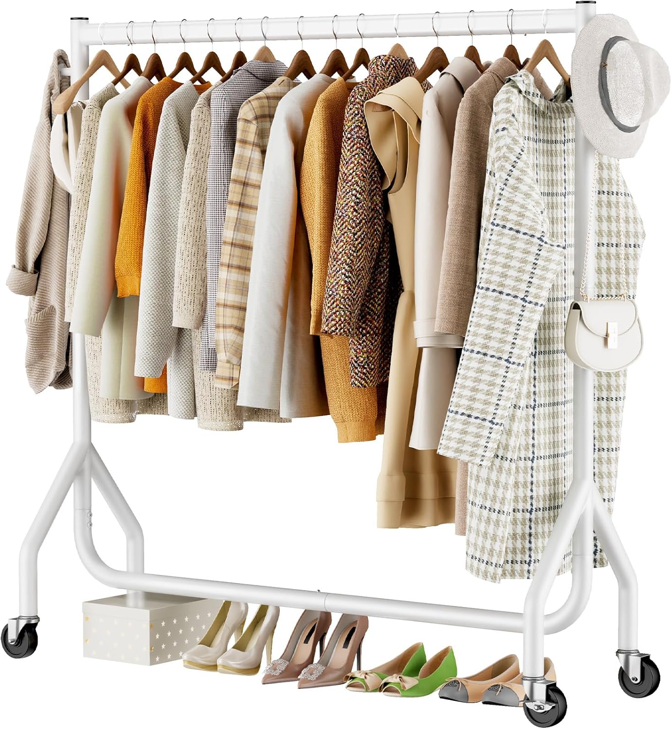 Rolling Clothes Rack
