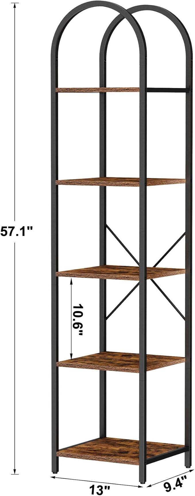 Arched 13" Display Rack