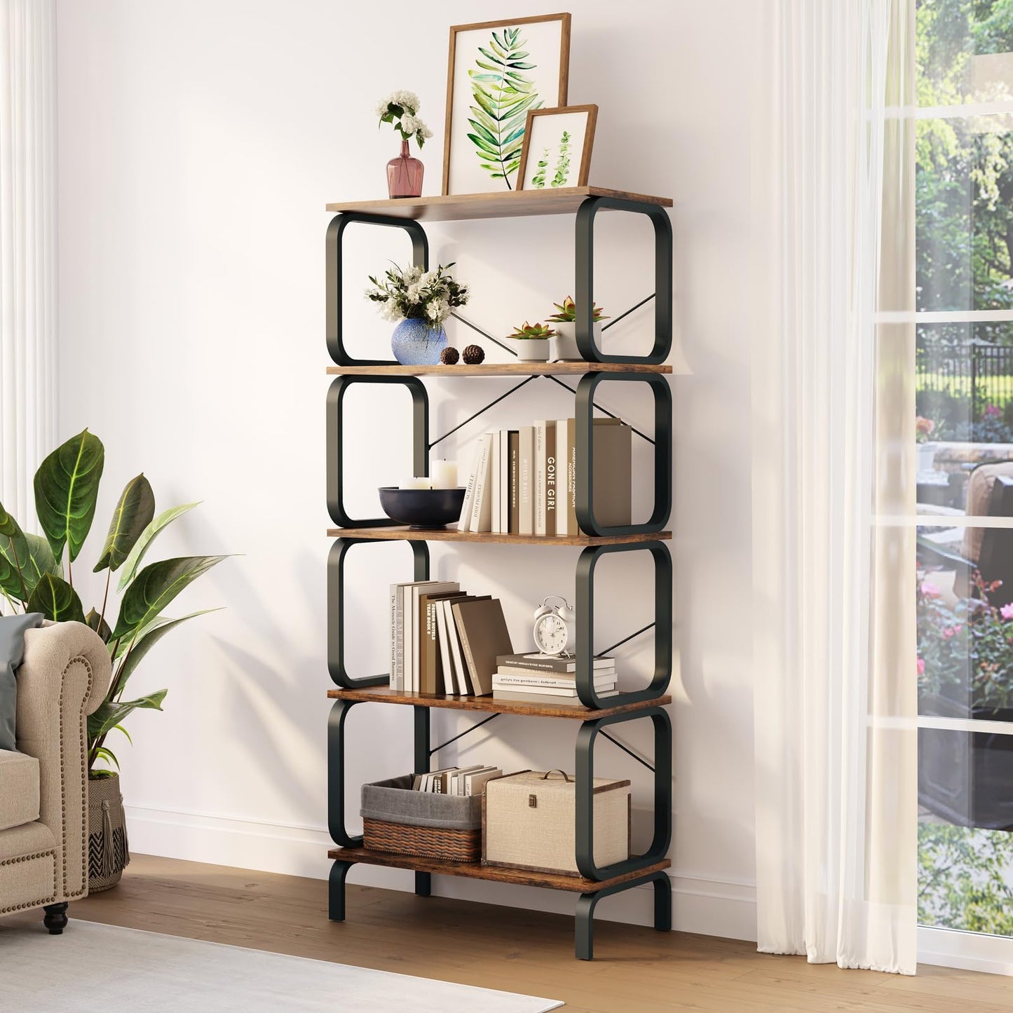Curved Square Display Rack