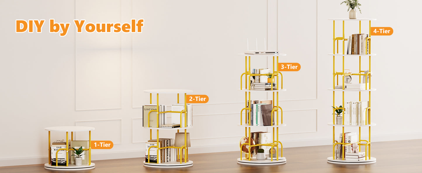 360 Rotate Golden Organizing Rack