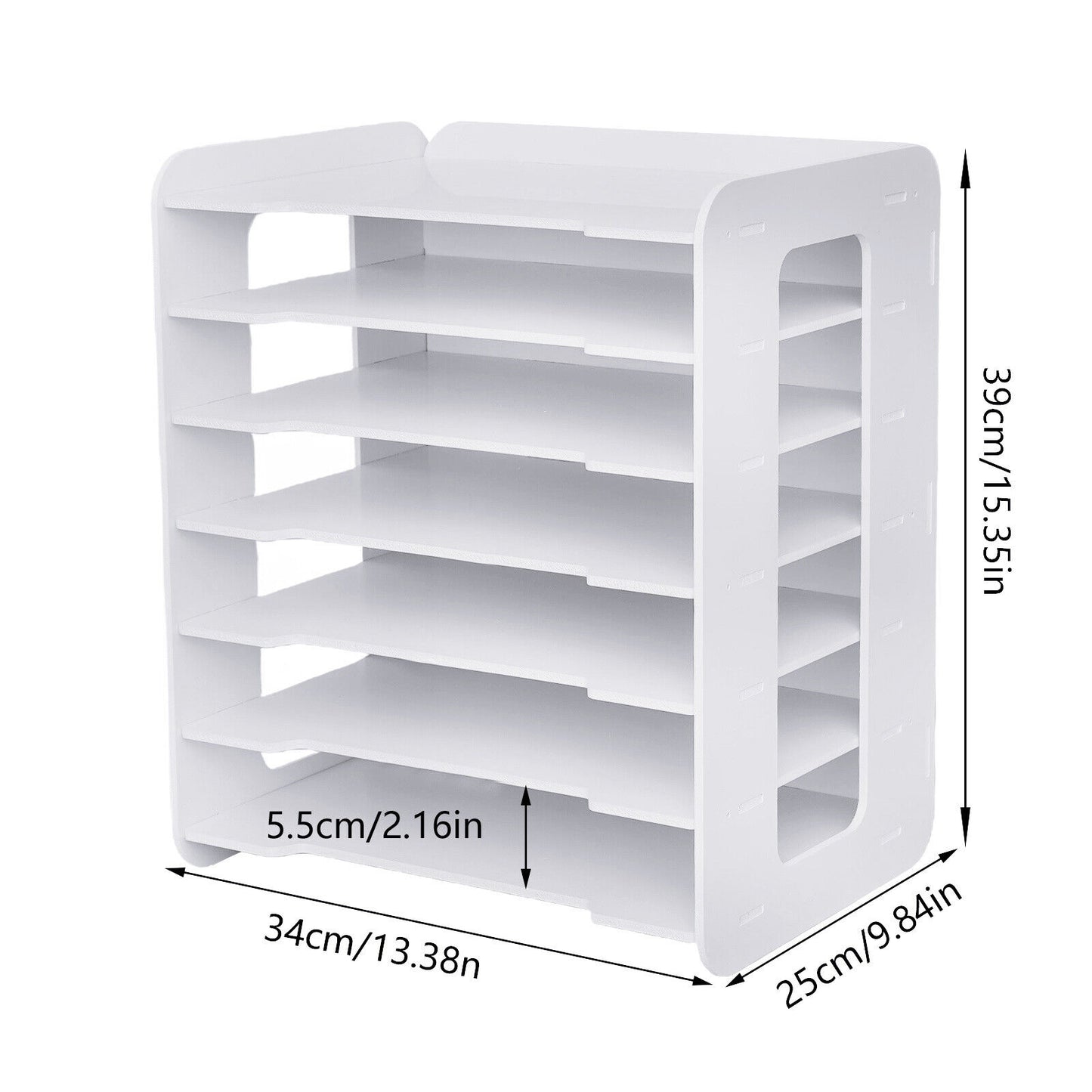 Books & Files Organizer 7 shelves