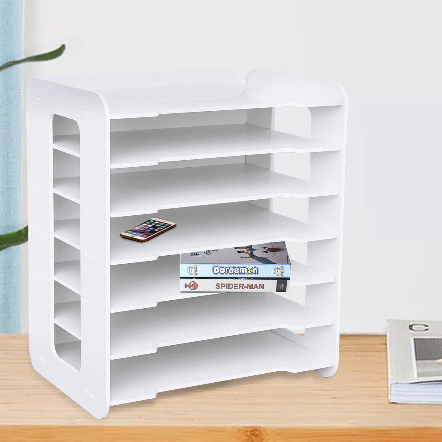 Books & Files Organizer 7 shelves