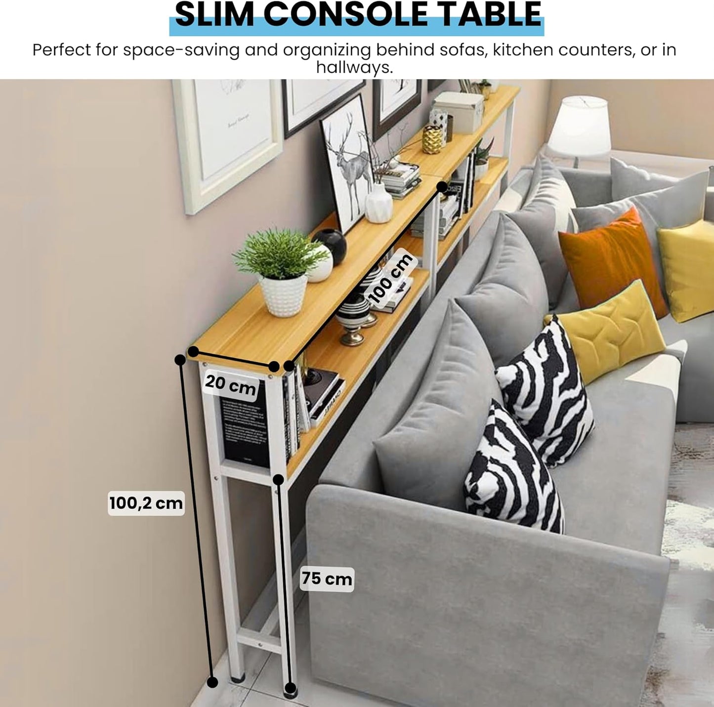 Narrow Entryway Console Table