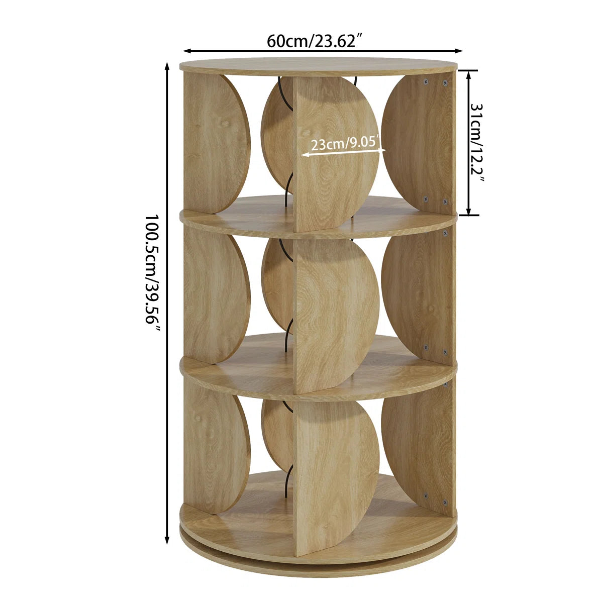 360 Rotate Organizing Shelf Rack