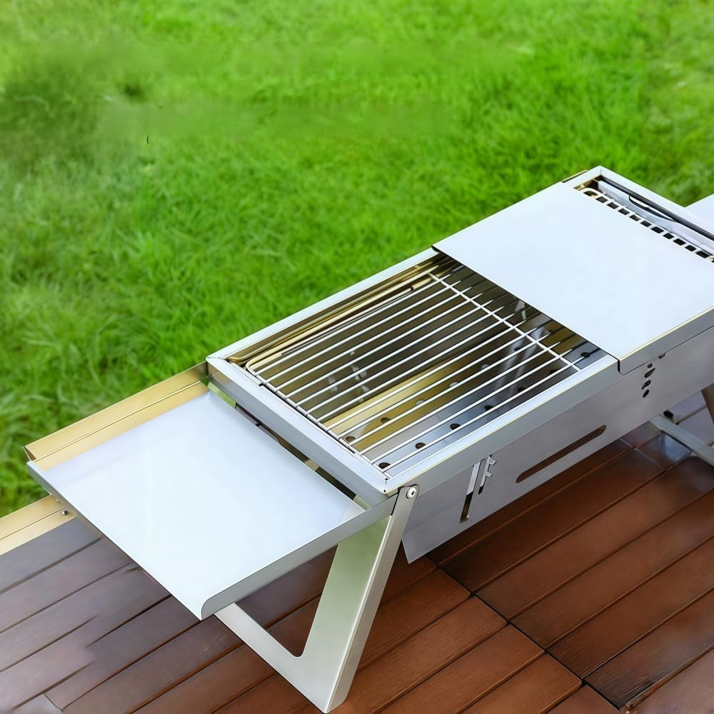 Folding B.B.Q Grill in Maximum Size