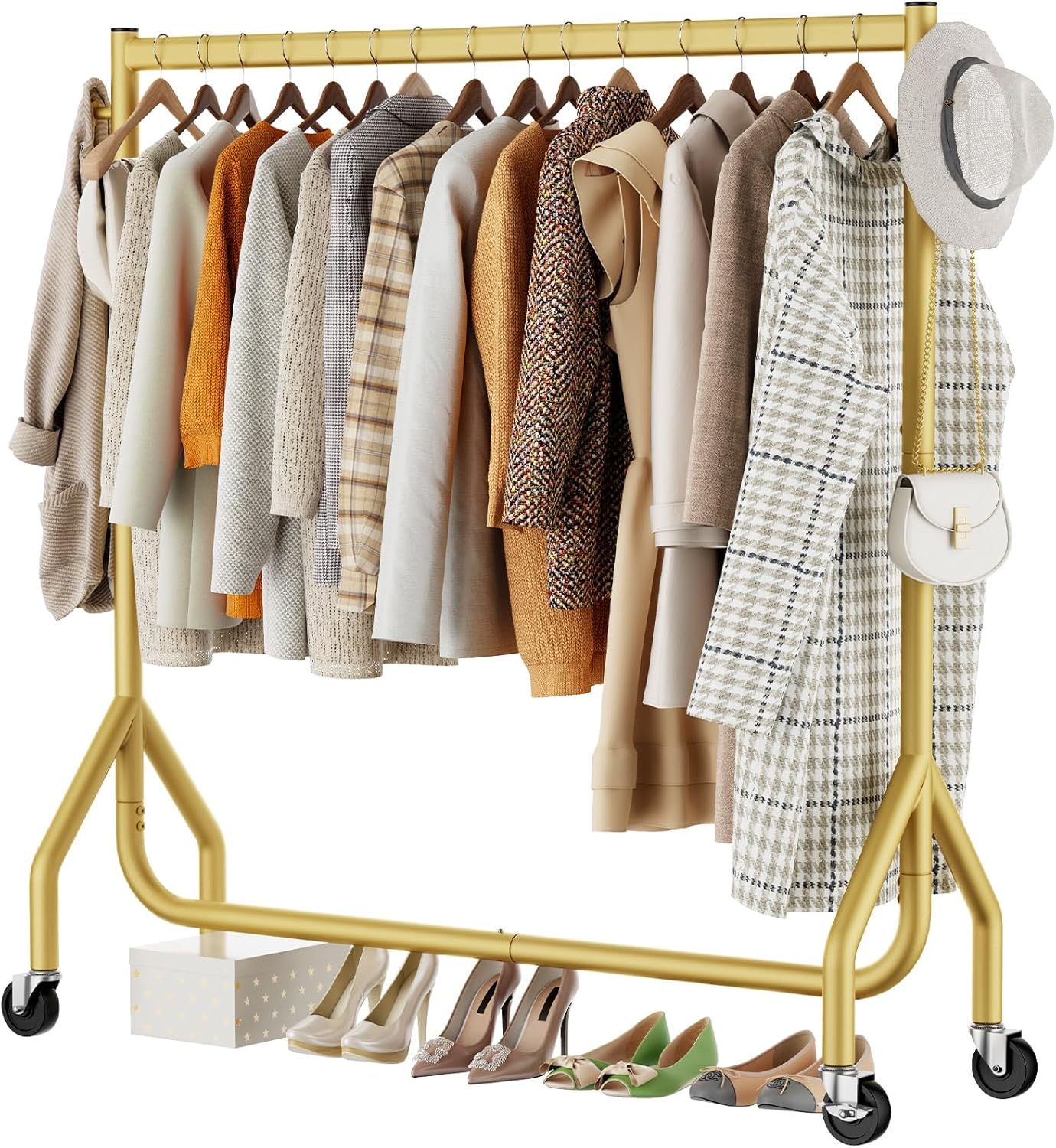 Rolling Clothes Rack