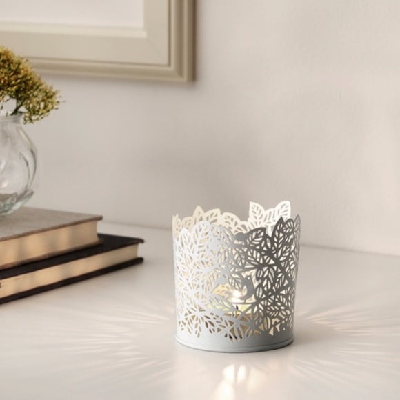Leaf Pattern Candle Holder