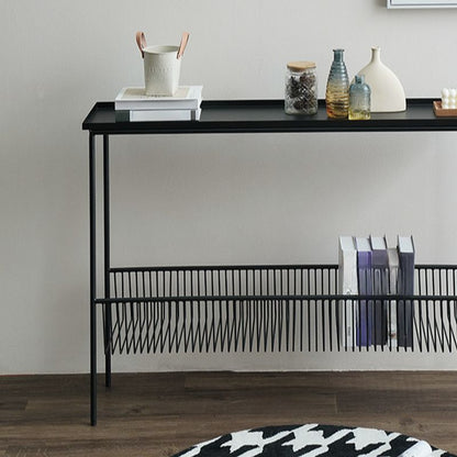 Iron Tray Console Table