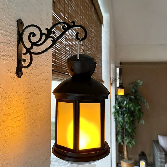 Decorative Iron Wall Hooks for Hanging Lanterns & Plants