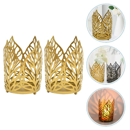 Decorative Leaf Candle Holder