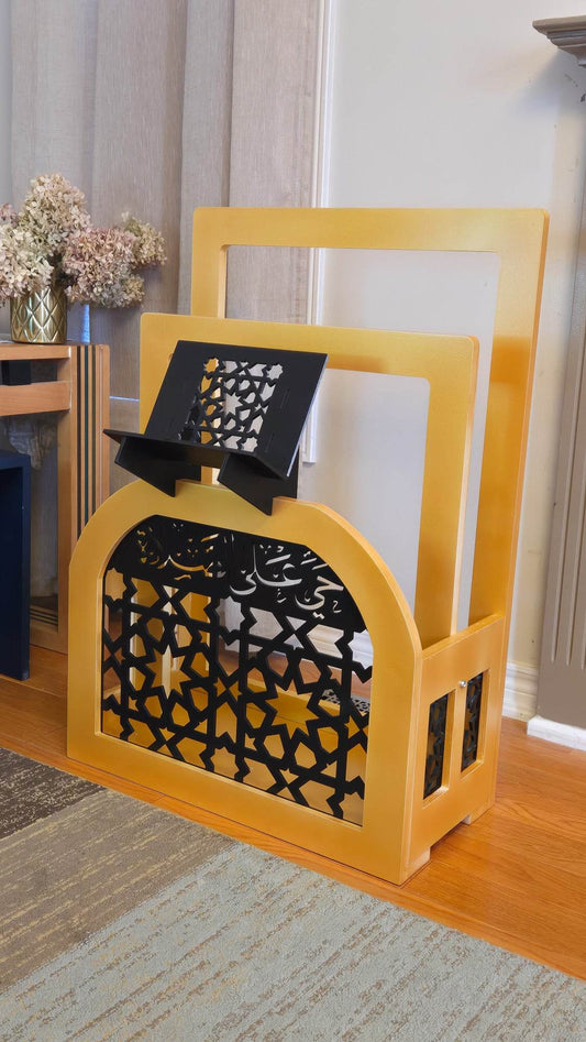 Prayer Rug Holder Golden Base