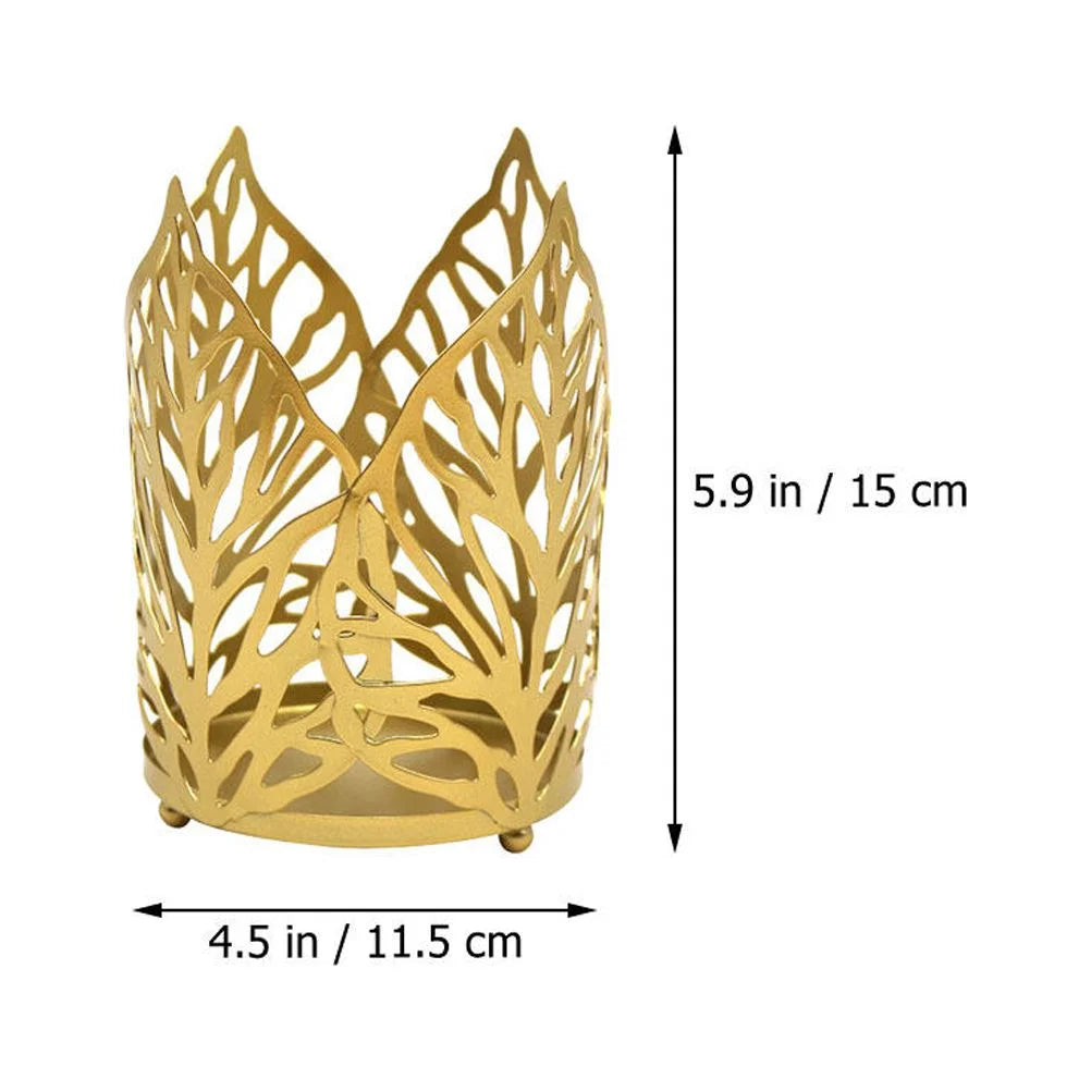 Decorative Leaf Candle Holder