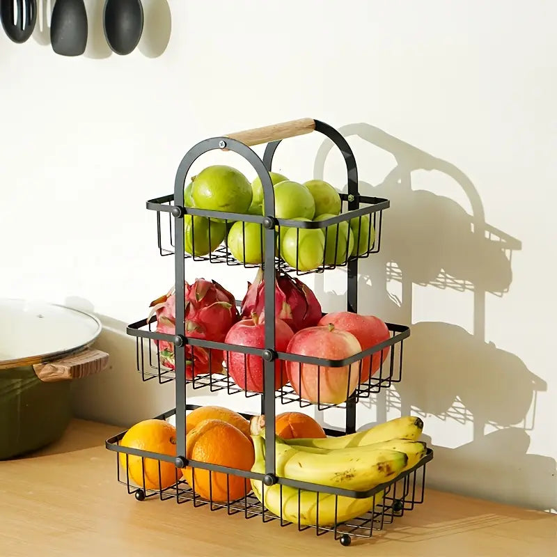 Round Handle Fruit Basket