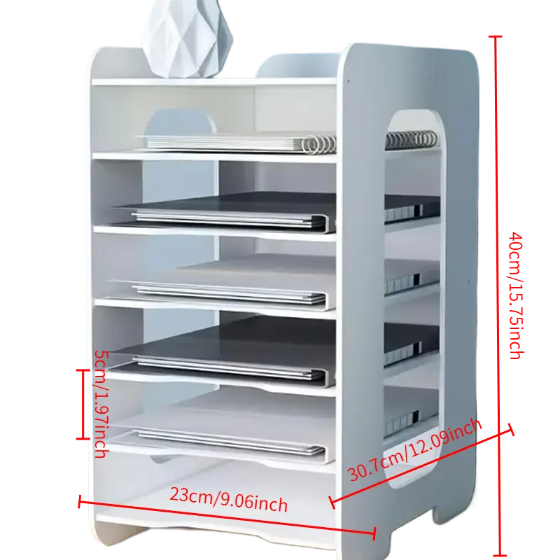 Desktop Files Organizer 7 shelves