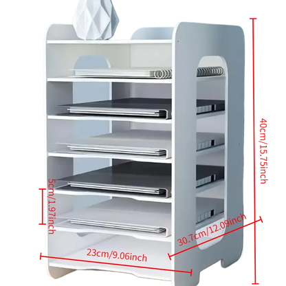 Desktop Files Organizer 7 shelves