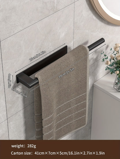 Punch-Free Stainless Steel Wall Mounted Unique Towel Holder
