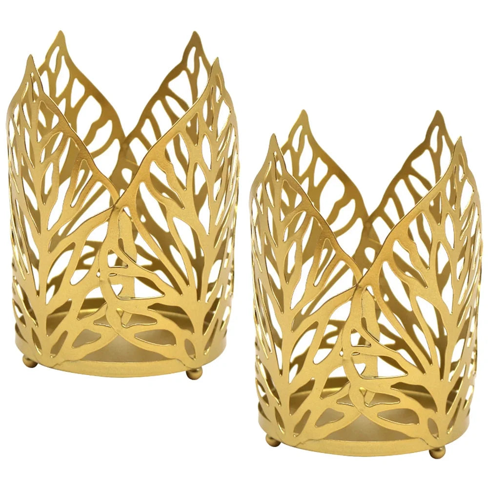 Decorative Leaf Candle Holder