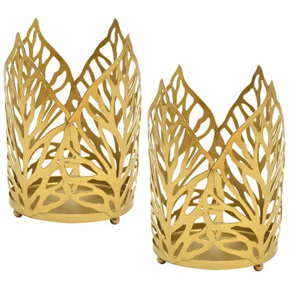 Decorative Leaf Candle Holder