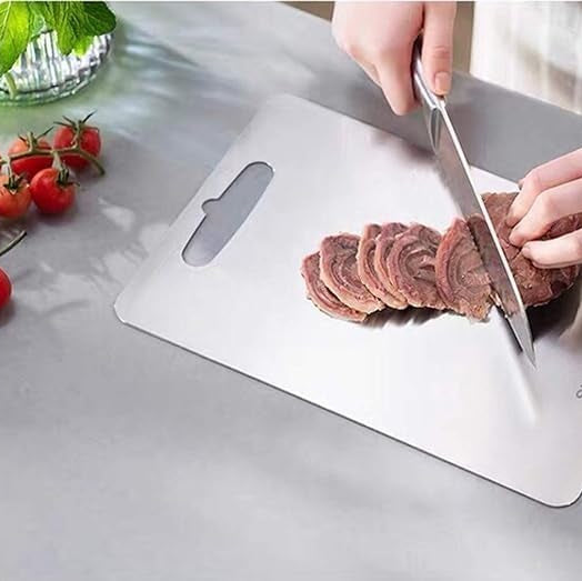 Top Grade 304 Heavy Stainless Steel Kitchen Cutting Board