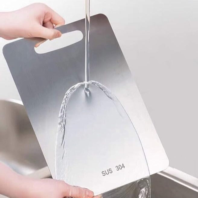 Top Grade 304 Heavy Stainless Steel Kitchen Cutting Board