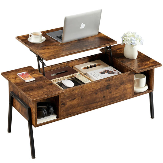 Lift Top Coffee Table With Storage Compartments