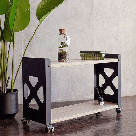 Mobile Shelving Unit with Wheels