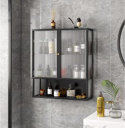 Unique Design Metallic Bathroom Storage Cabinet Organizer Wall Mounted