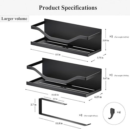 2 Pack Magnetic Shelves for Refrigerator, Microwave Ovens, Washers