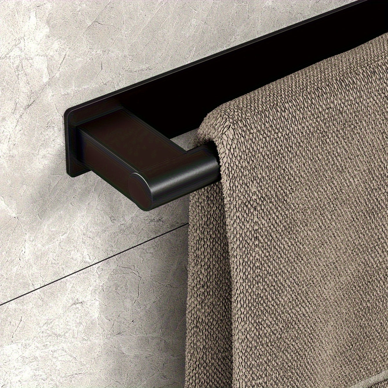 Punch-Free Stainless Steel Wall Mounted Unique Towel Holder