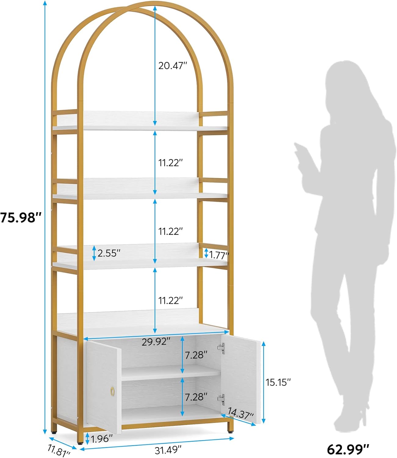 Etagere 79" Cabinet