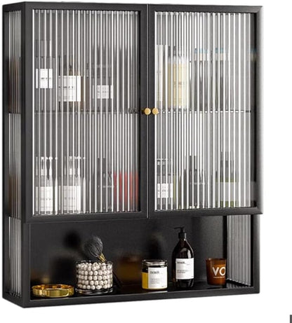 Unique Design Metallic Bathroom Storage Cabinet Organizer Wall Mounted