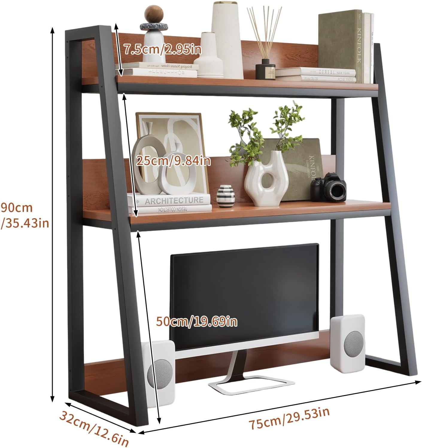 Wooden Desktop Display Rack