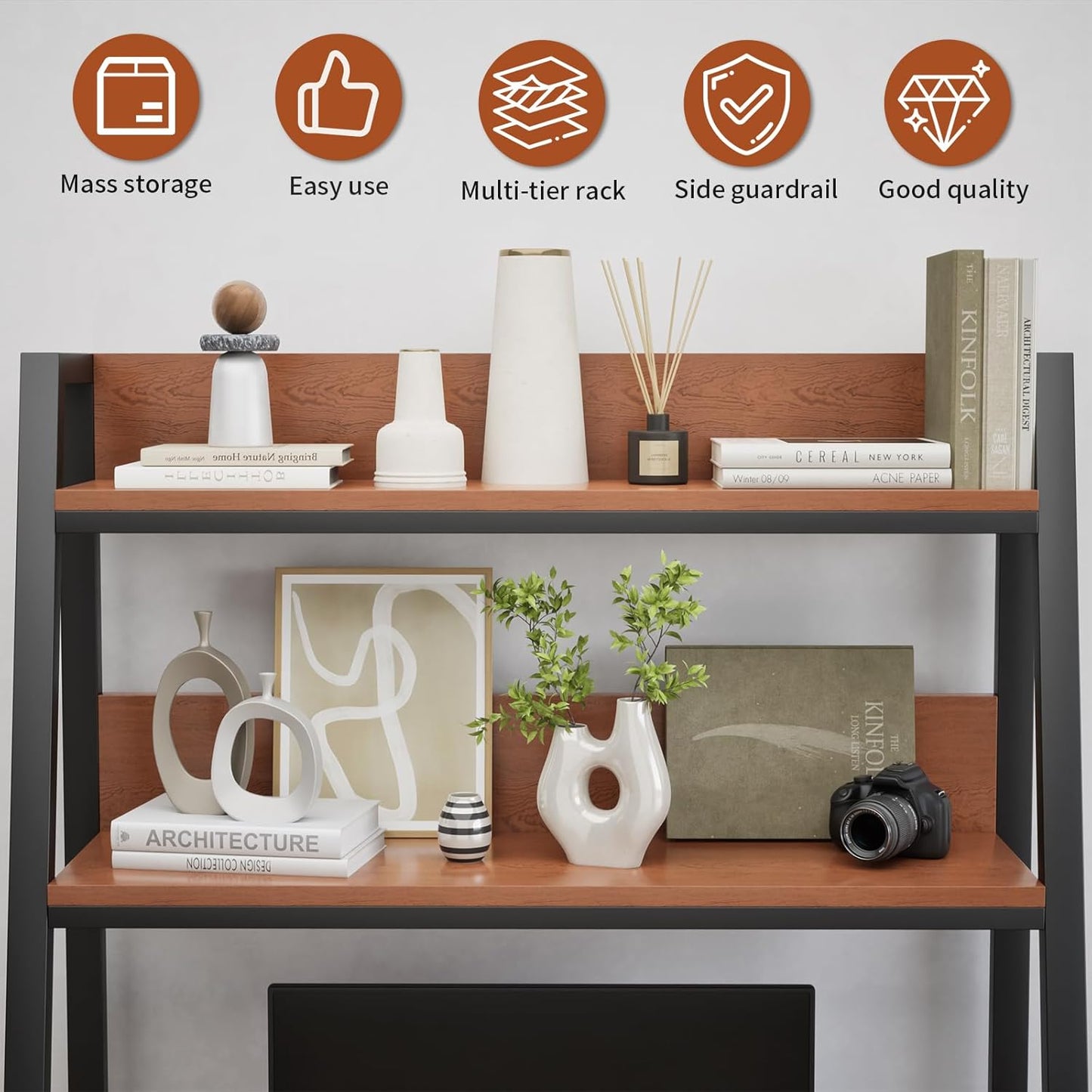 Wooden Desktop Display Rack