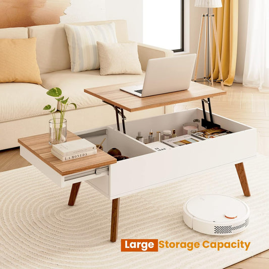 Modern Top Lift Coffee Table With Storage