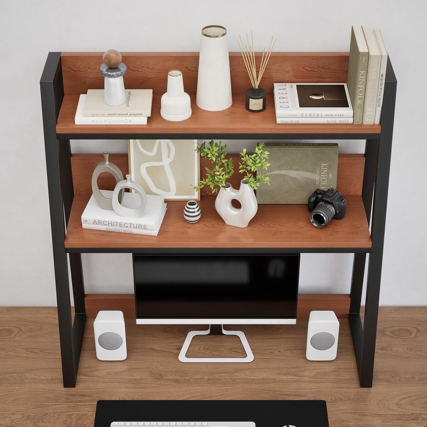 Wooden Desktop Display Rack