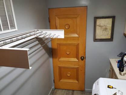 Wall Mounted Foldable Clothes Drying Rack 30.25", Foldable Towel Rack