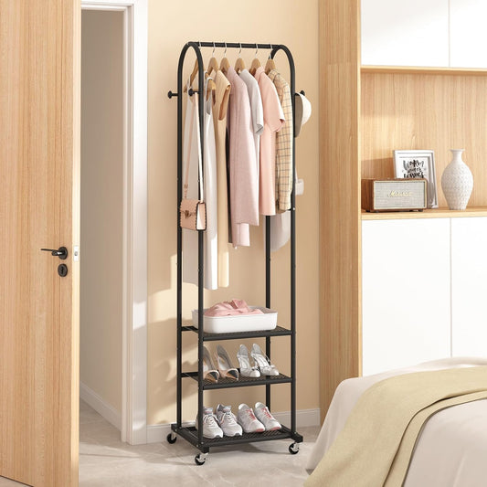 Movable Clothing Rack