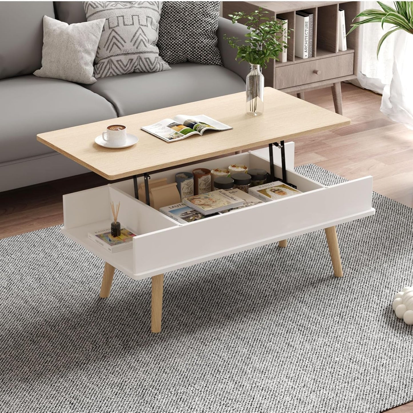 VYRIVA Lift Top Coffee Table