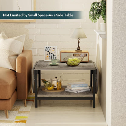 Folding Coffee Table with Storage