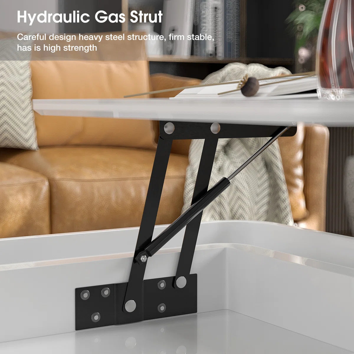 Gulcan LED Lift Top Coffee Table