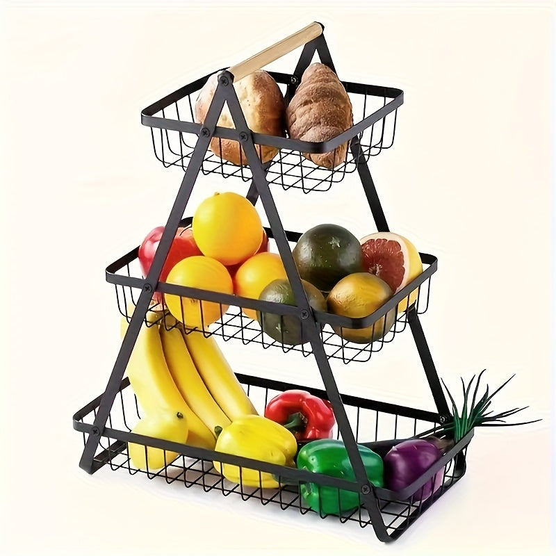 Fruit Basket - Portable Countertop Organizer for Fruits & Vegetables