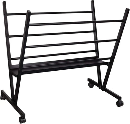Metal Towel Stand With Wheel