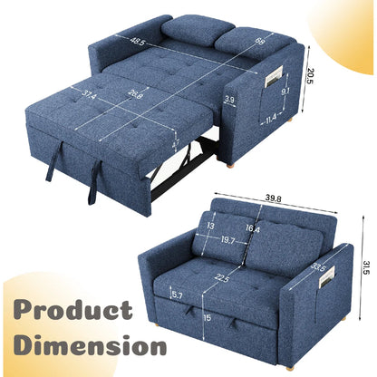 Makayla Reclining upholstered Sleeper Sofa