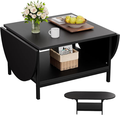 Folding Coffee Table with Storage