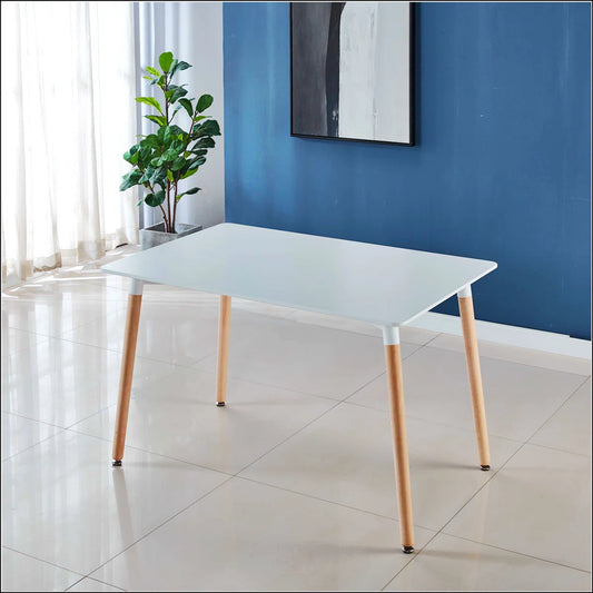 Office Coffee Table with Wooden Legs