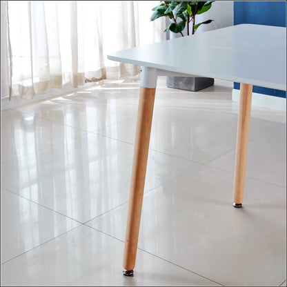 Office Coffee Table with Wooden Legs